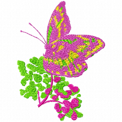 Butterfly Embroidery Design 7